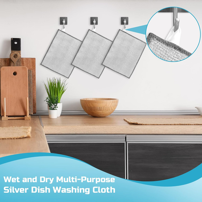 Double layer steel wire Dishcloths