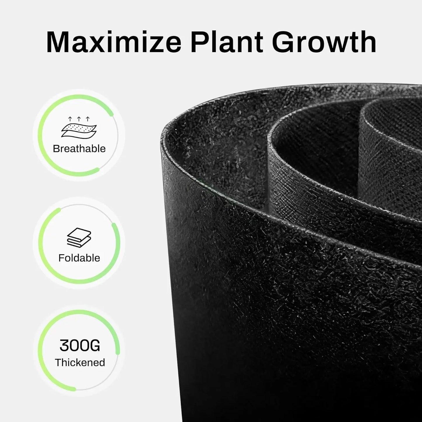 5-Pack 5 Gallon Fabric Grow Bags