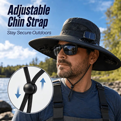 Solar Fan Outdoor Fishing Hat