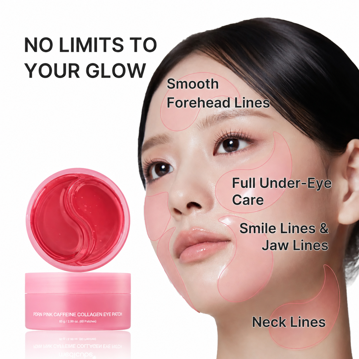 New PDRN Pink Collagen Eye Patch & Plumping Multi Balm with Caffeine