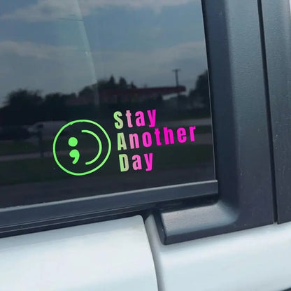 Share Pack SAD Mental Health Awareness Car Decal, 5 Pcs