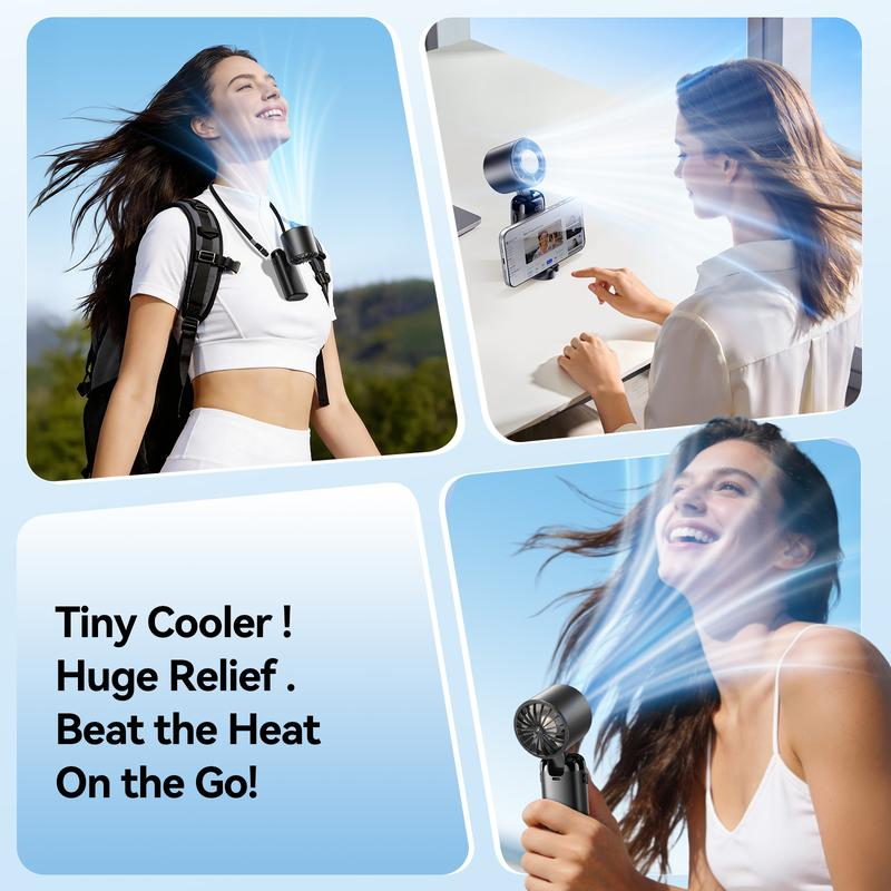 4-in-1 portable refrigeration handheld turbo fan
