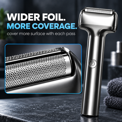 Men's Rechargeable Foil Electric Shaver, Cordless Portable Wet & Dry Beard Razor for Daily Grooming