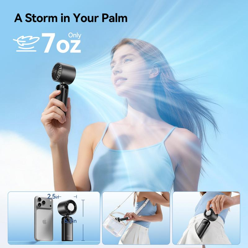 4-in-1 portable refrigeration handheld turbo fan