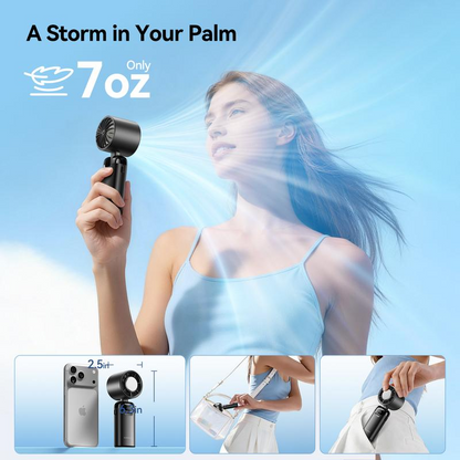 4-in-1 portable refrigeration handheld turbo fan