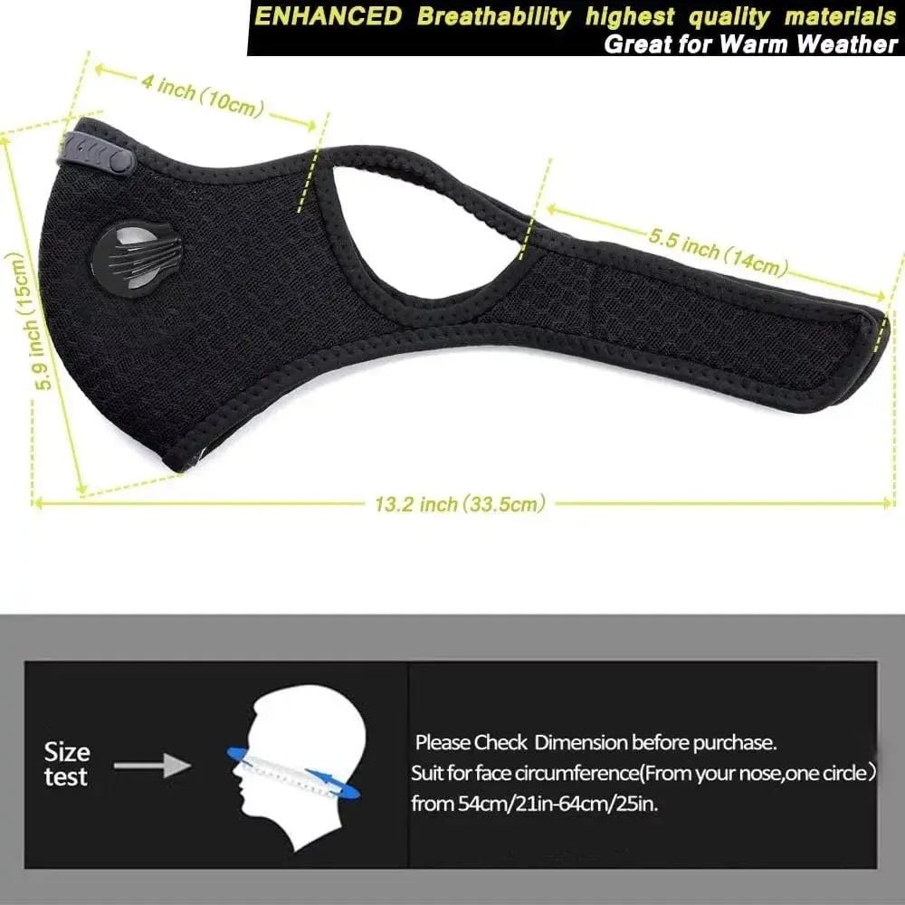 Reusable Carbon Filter Dust Mask