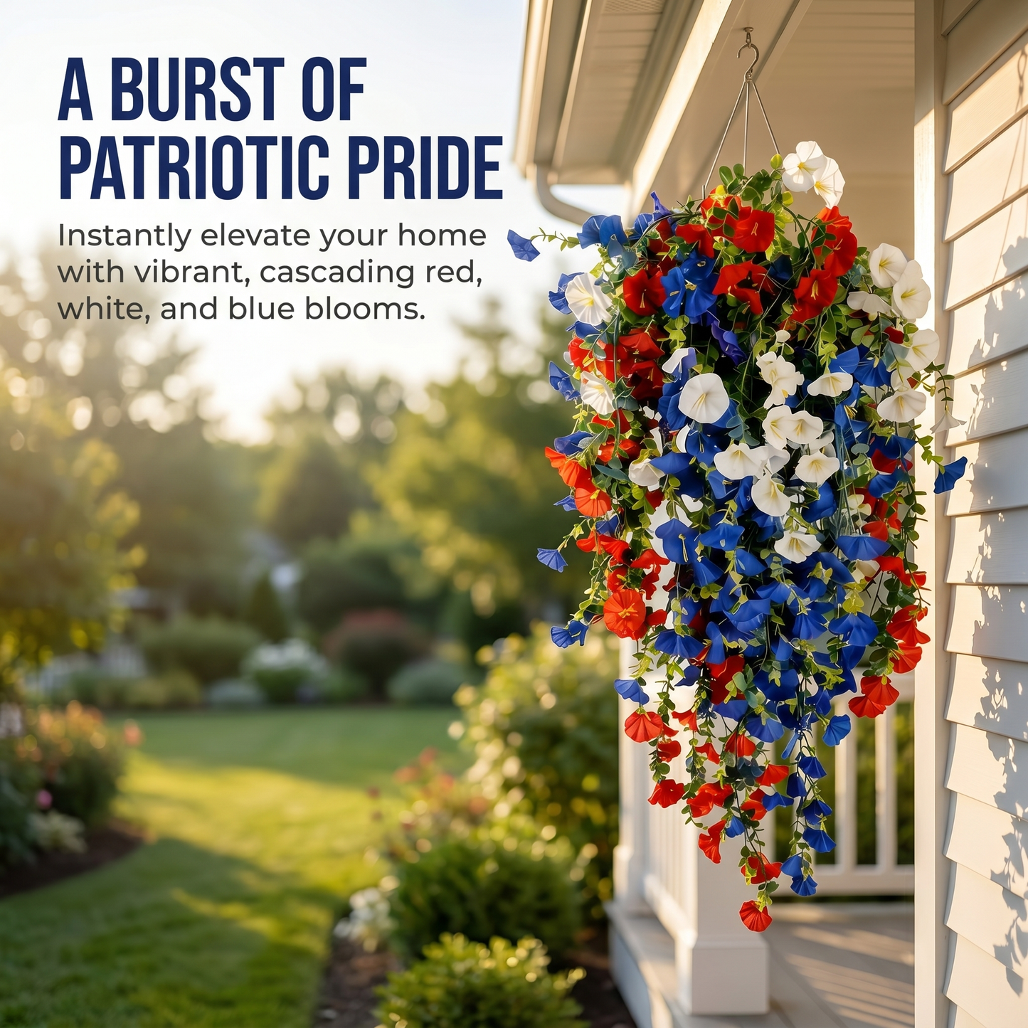 4th of July Decoration Tricolor Patriotic Artificial Flower