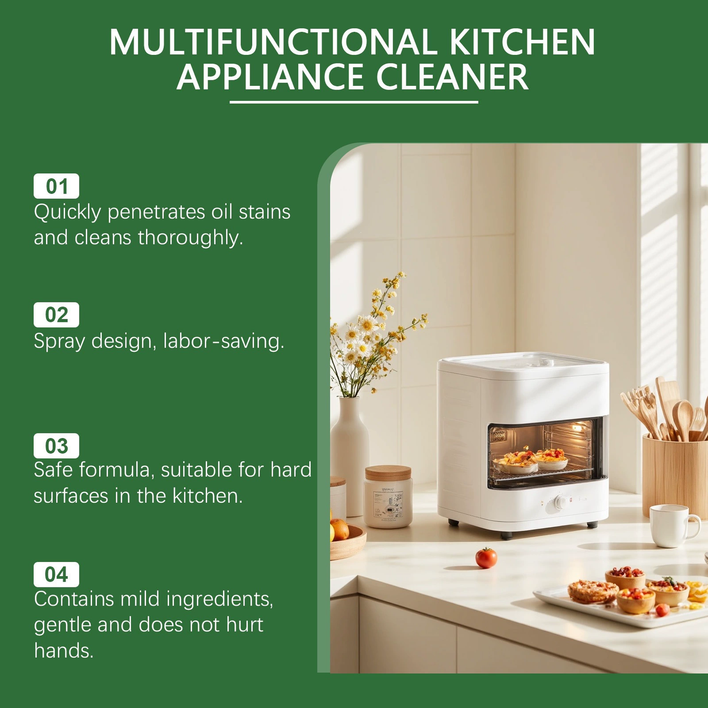 Multifunctional Kitchen Appliance Cleaner