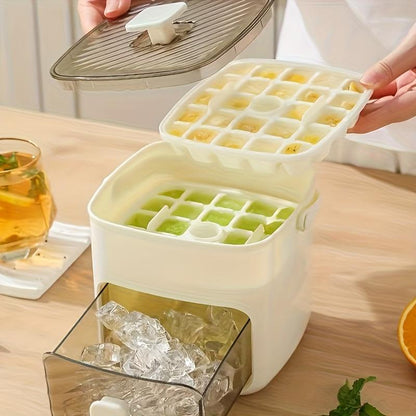 48-Cube Double Layer Portable Countertop Ice Maker