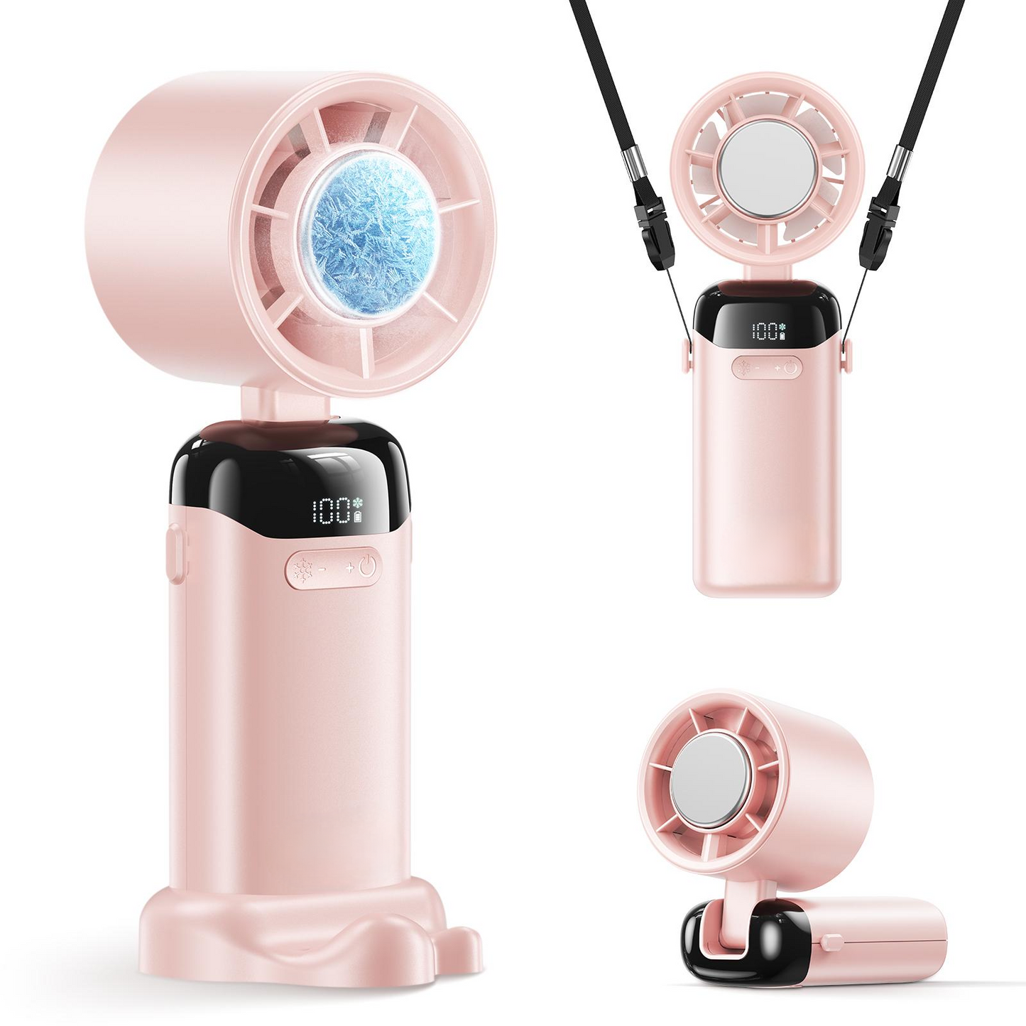 4-in-1 portable refrigeration handheld turbo fan