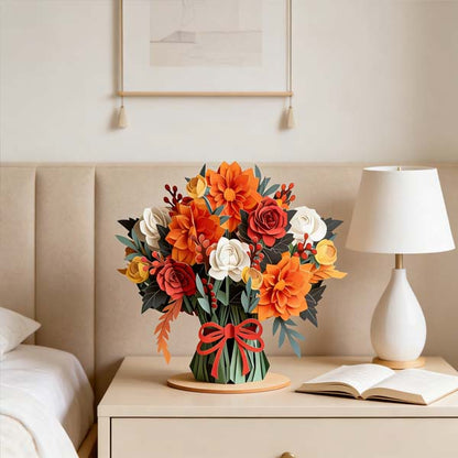 🌼💌 FOREVER-BLOOMING 3D VALENTINE'S POP-UP CARD