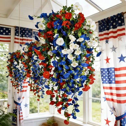 4th of July Decoration Tricolor Patriotic Artificial Flower