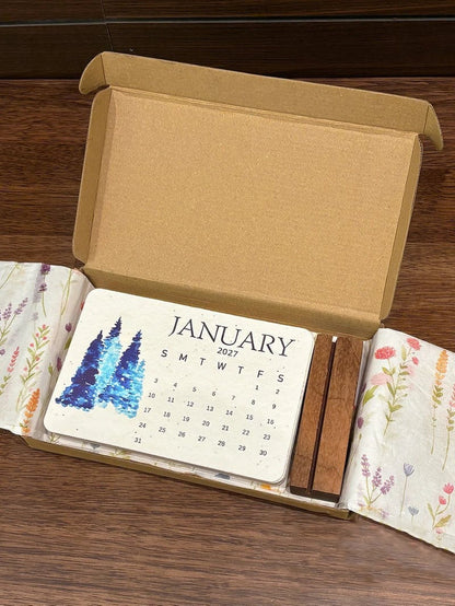 🌱Eco-Friendly Plantable “Timeless” Seed Calendar 2027