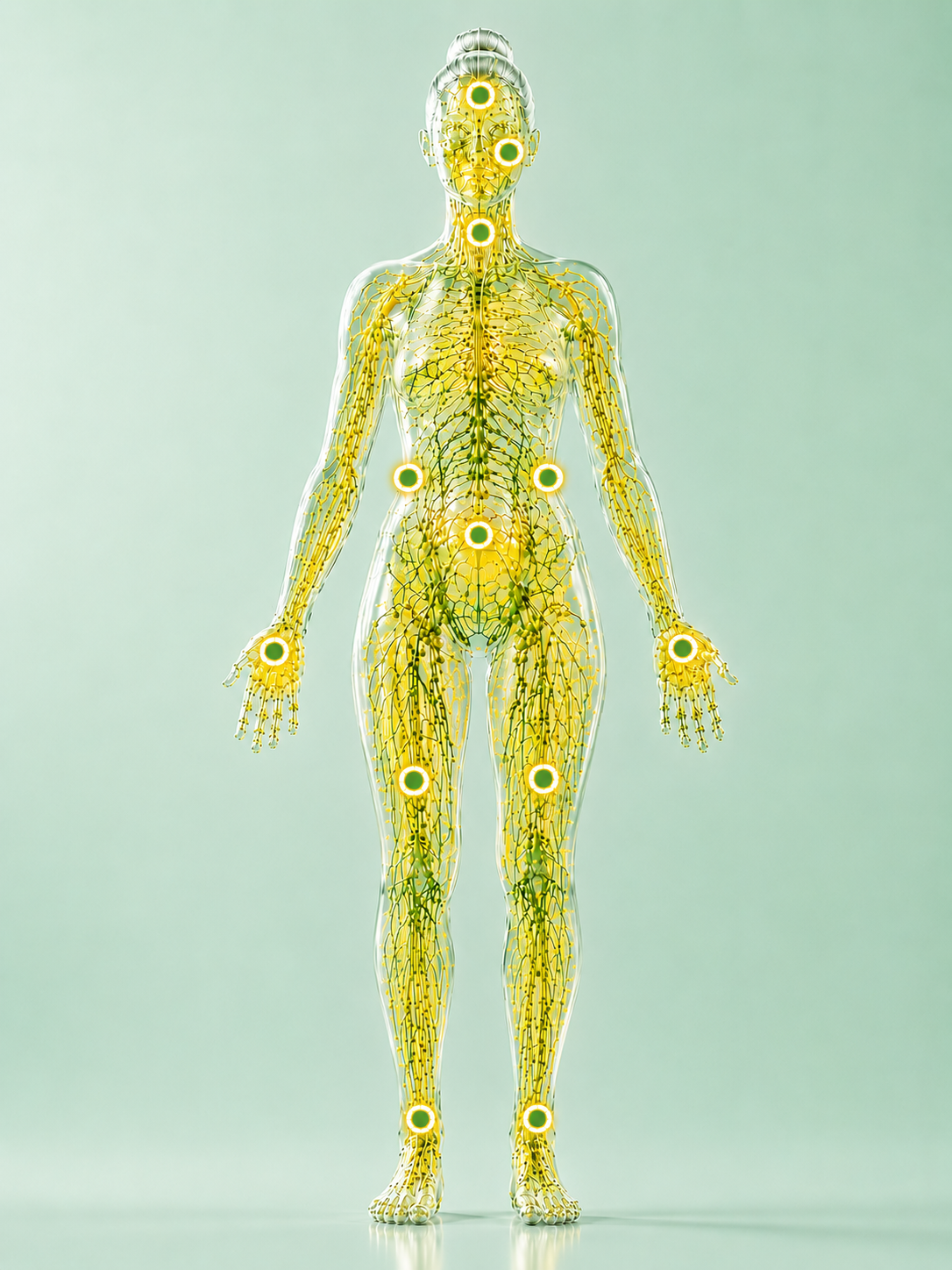 Lymphatic drainage network