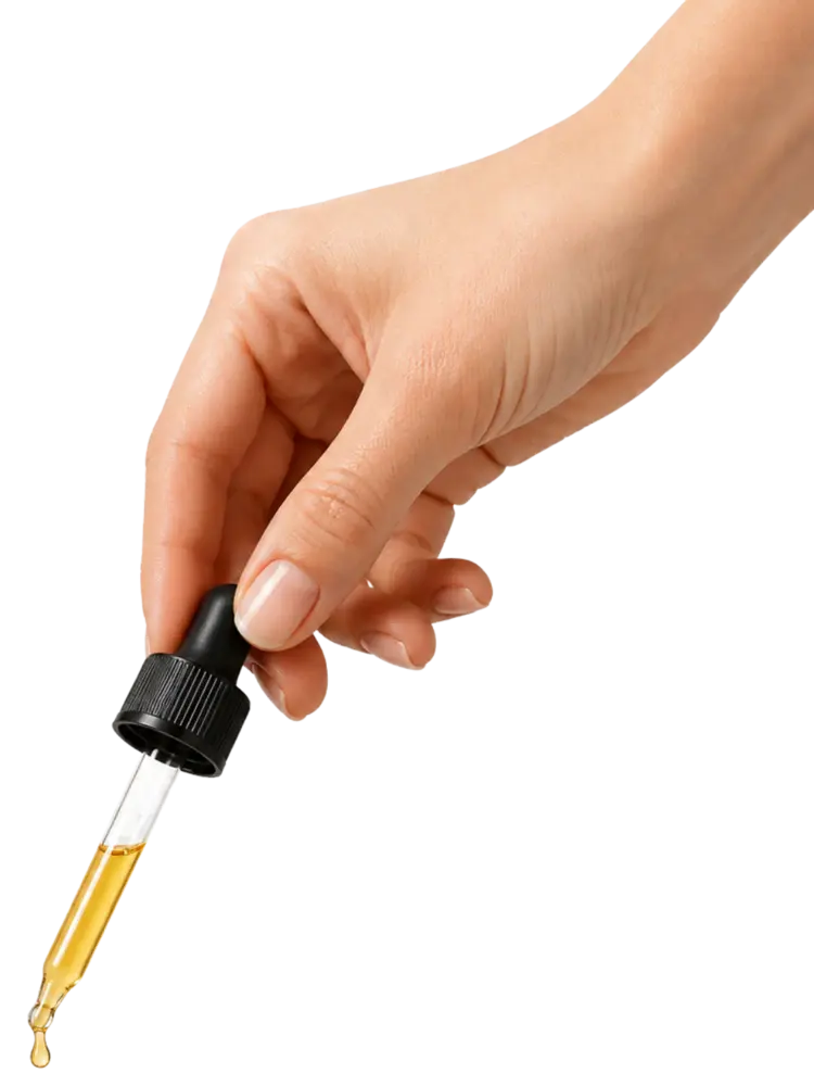 GGV liquid dropper close-up