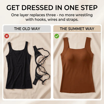 Sculpt Tank with Built-In Bra