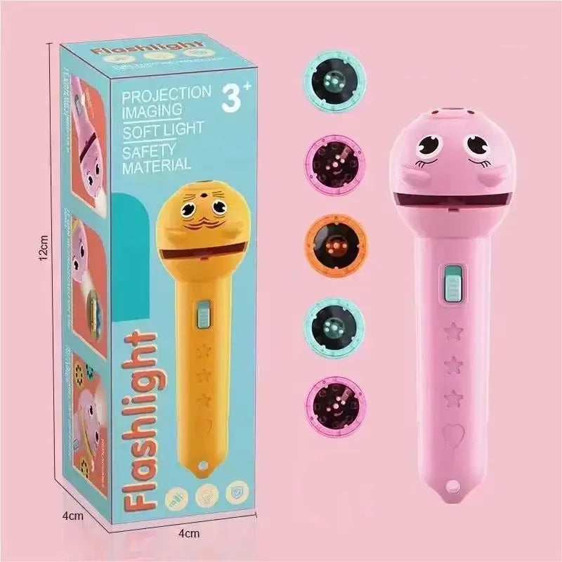 Kids' Projection Flashlight –48 Patterns, Bedtime Story & STEM Learning Toy