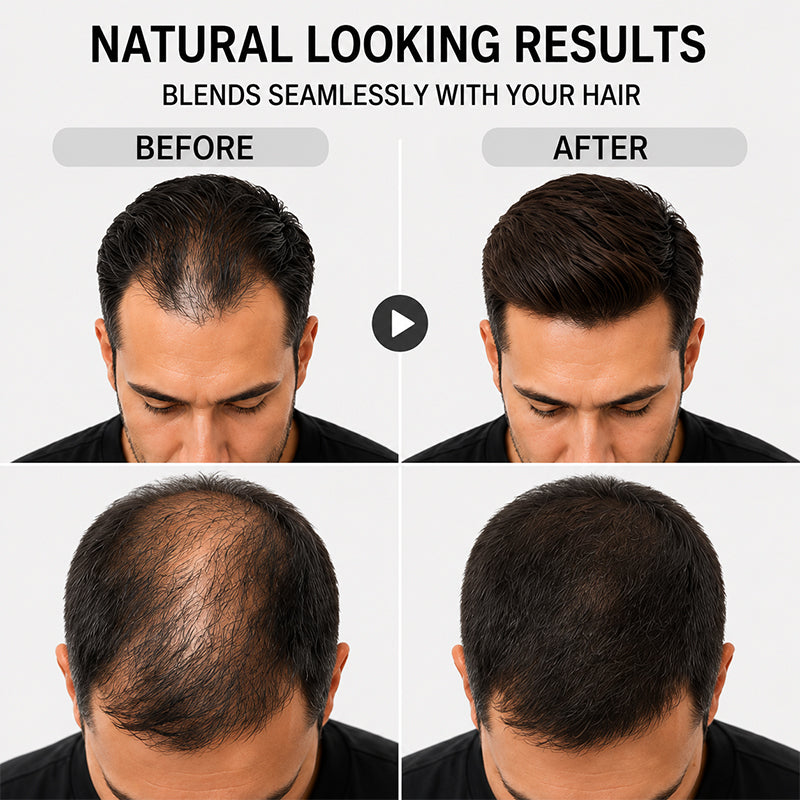Men’s Hairline Powder for Root Touch Up & Volumizing Hair
