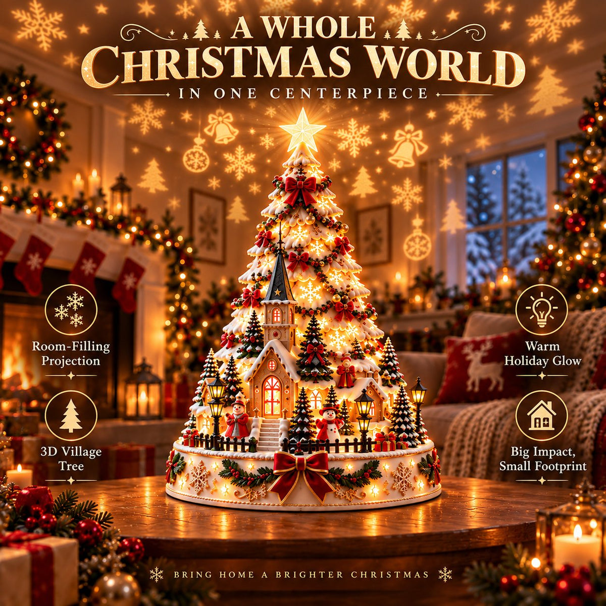 🎄Christmas Village Lightscape Tree