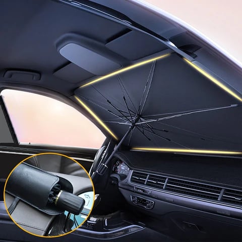 Upgraded Car Windshield Sun Shade Umbrella