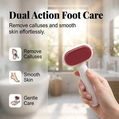 🦶 Double Sided Stainless Steel Foot Scraper Callus Remover ✨