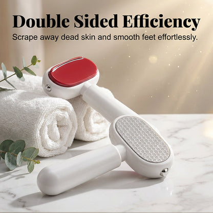 🦶 Double Sided Stainless Steel Foot Scraper Callus Remover ✨