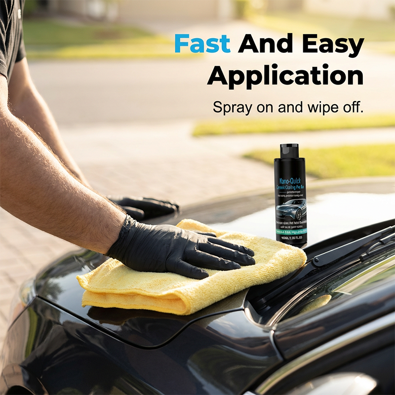 High-Gloss Hydrophobic Nano Ceramic Coating Spray