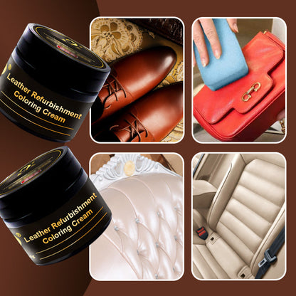 Professional leather coloring and repair
