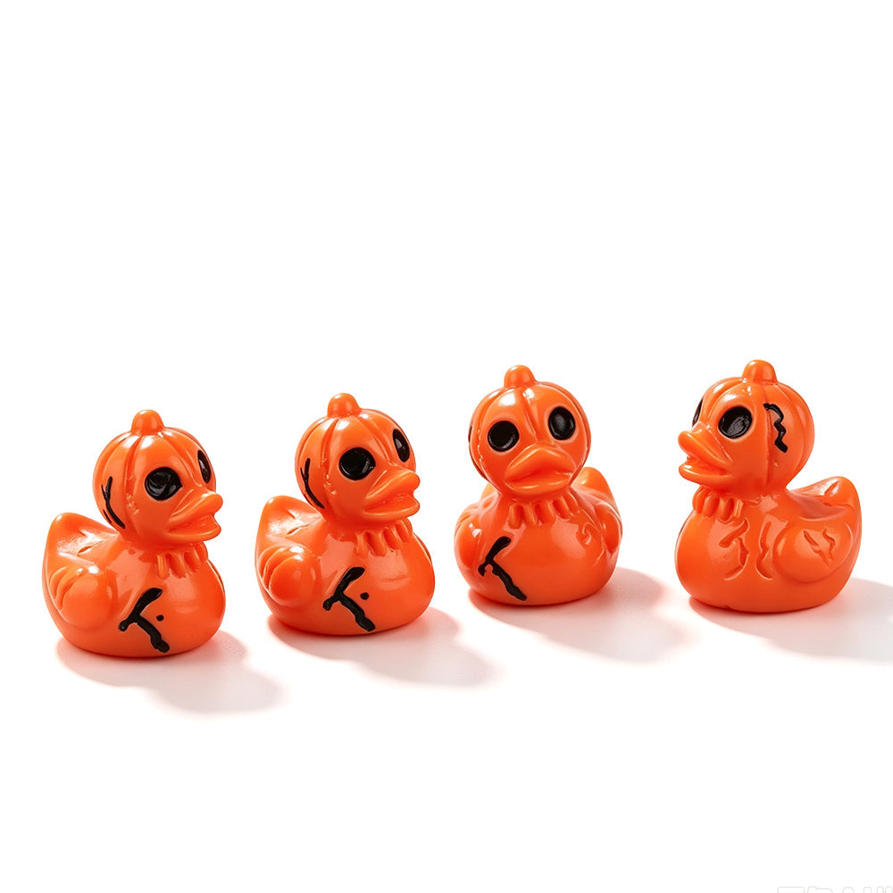 🎃40 Pcs Halloween Mini Resin Ducks (Devil, Ghost, & Skeleton Designs)