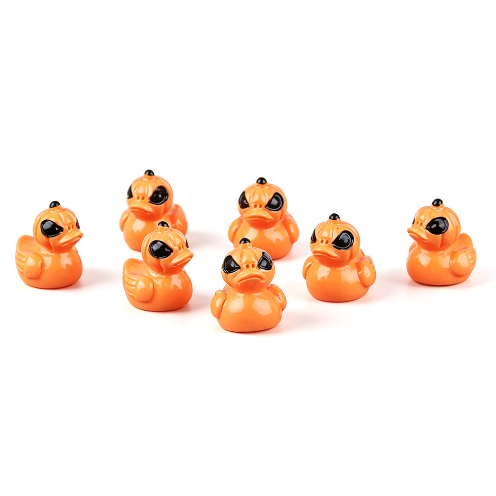 🎃40 Pcs Halloween Mini Resin Ducks (Devil, Ghost, & Skeleton Designs)