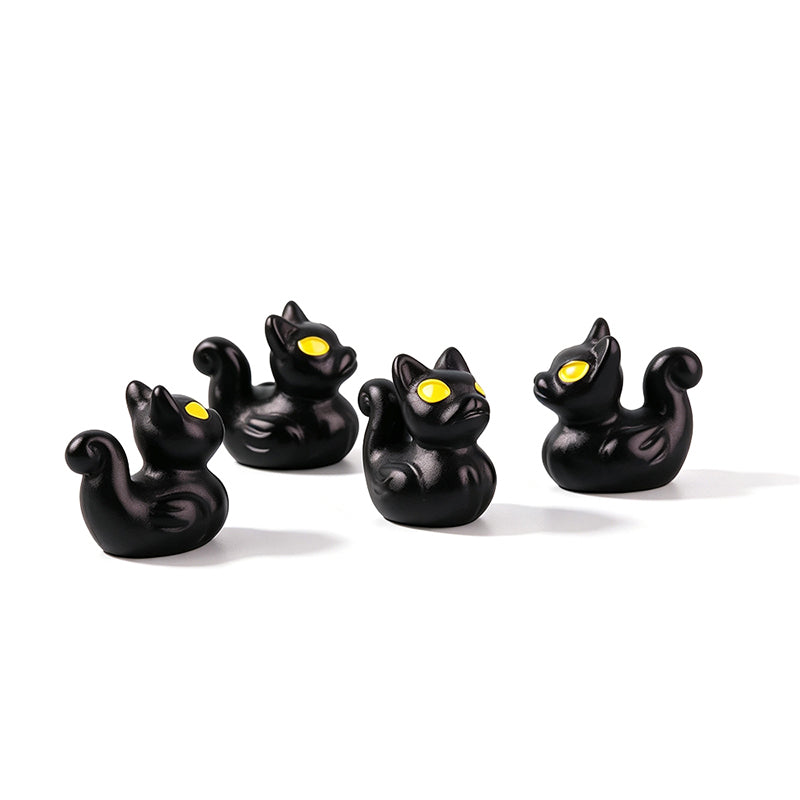 🎃40 Pcs Halloween Mini Resin Ducks (Devil, Ghost, & Skeleton Designs)