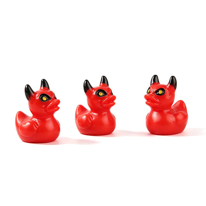 🎃40 Pcs Halloween Mini Resin Ducks (Devil, Ghost, & Skeleton Designs)