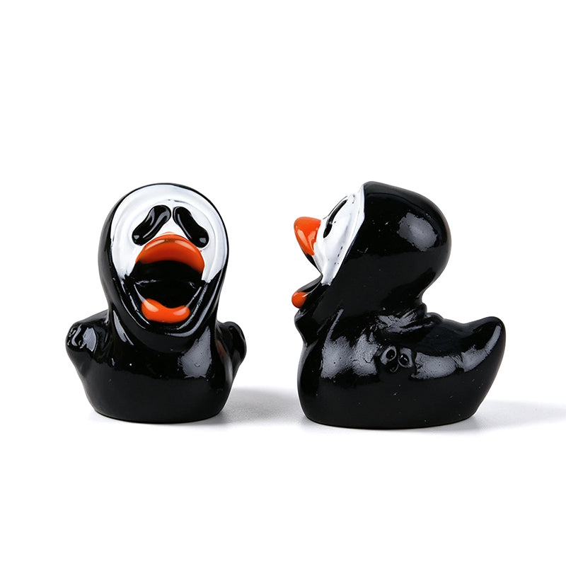 🎃40 Pcs Halloween Mini Resin Ducks (Devil, Ghost, & Skeleton Designs)