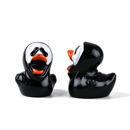 🎃40 Pcs Halloween Mini Resin Ducks (Devil, Ghost, & Skeleton Designs)