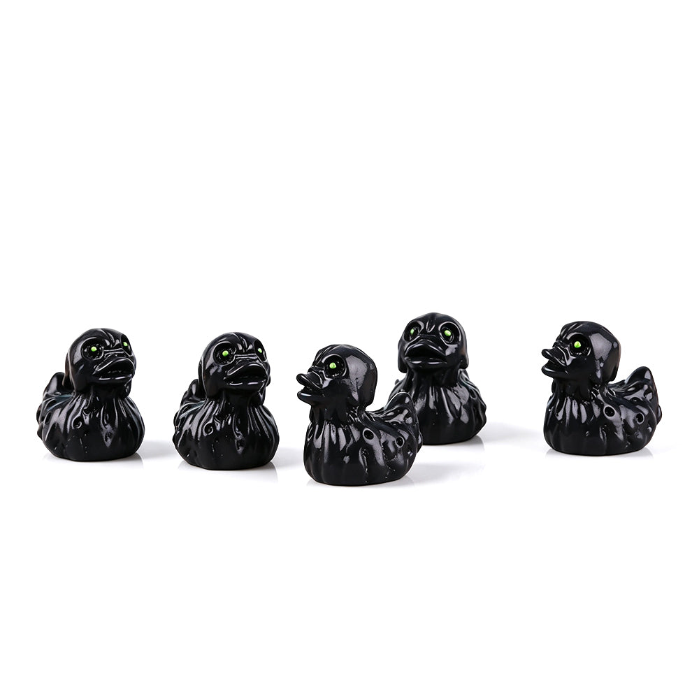 🎃40 Pcs Halloween Mini Resin Ducks (Devil, Ghost, & Skeleton Designs)