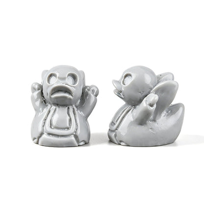 🎃40 Pcs Halloween Mini Resin Ducks (Devil, Ghost, & Skeleton Designs)