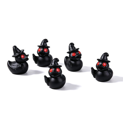 🎃40 Pcs Halloween Mini Resin Ducks (Devil, Ghost, & Skeleton Designs)