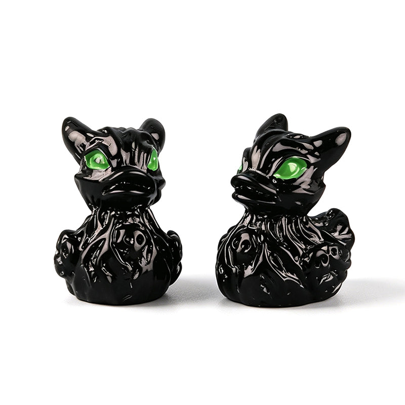 🎃40 Pcs Halloween Mini Resin Ducks (Devil, Ghost, & Skeleton Designs)