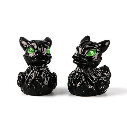 🎃40 Pcs Halloween Mini Resin Ducks (Devil, Ghost, & Skeleton Designs)