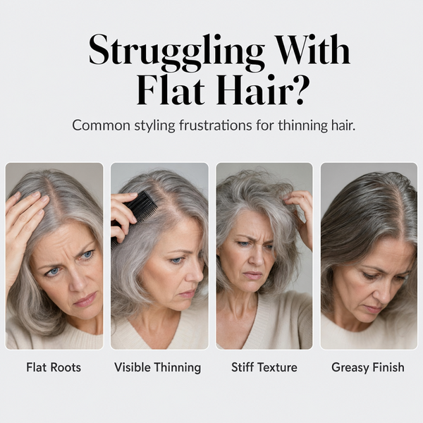 Common styling frustrations for flat and thinning-looking hair