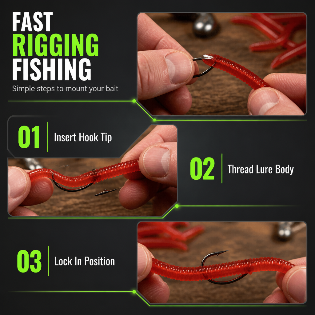 ⏰Simulation Earthworm Soft Fishing Lures Shrimp Scented Artificial Worm Baits for Freshwater