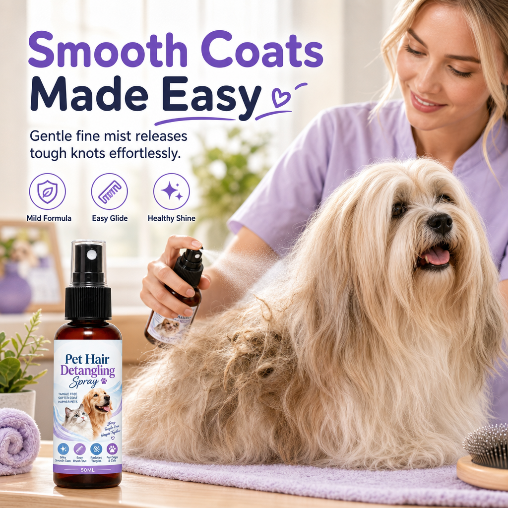 🐾 Pet Detangling & Smoothing Spray