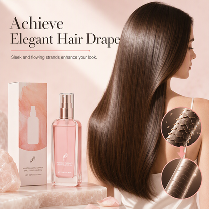 Smooth Damaged Hair Instantly! Moroccan Hair Oil Spray