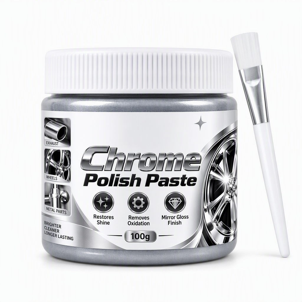 🔥Chrome Polish Paste for a Brilliant, Mirror-Like Shine ✨