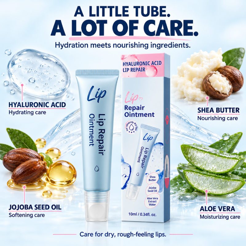Moisturizing Lip Repair Gel for Dry Cracked Lips