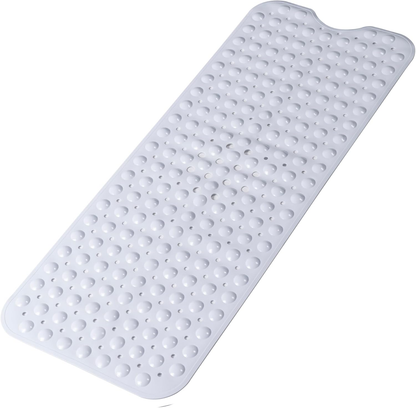 Anti-Slip Shower Mat with Suction Cups & Drain Holes